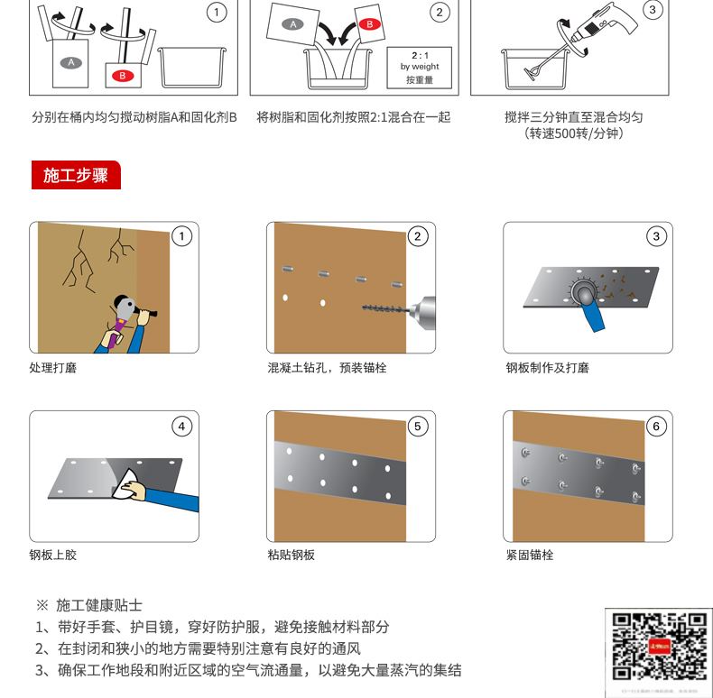 包钢武威粘钢加固施工过程